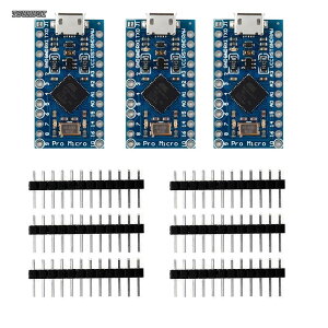 �y���������zMicro��� Atmel mega 32U4 5V/16MHz Module Board �}�C�N���R���g���[���[�{�[�h Arduino�݊� Leonardo Replace Atmel mega 328 Arduino�݊� Pro Mini�ƌ݊� 3�Z�b�g