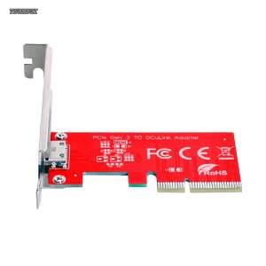 �y���������zPCI-E 3.0 Express 4.0 x4 - Oculink �O�� SFF-8612 SFF-8611 �z�X�g�A�_�v�^�[ �u���P�b�g�t�� PCIe SSD�p