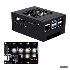 �y���������z���^���P�[�X N07 M.2 NVMe SSD Pip PCIe �y���t�F�����{�[�h�ꕔ Raspberry Pi 5 �p�A�T�|�[�g M.2 Key-M NVMe SSD 2230/2242/2260/2280