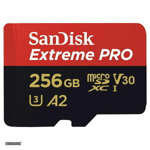 �y���������z256GB SanDisk �T���f�B�X�N Extreme PRO UHS-1 U3 V30 4K Ultra HD A2�Ή� SD�A�_�v�^�[�t [���s�A���i]
