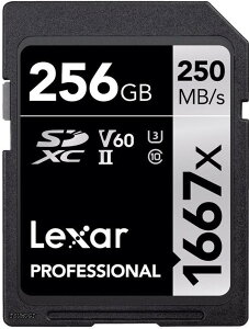 �y���������zLexar 1667x V60 250MB/s Flash Memory sd cards 64GB 128GB 256GB UHS-II U3 Card high speed SDXC For 3D 4K HD video 256GB