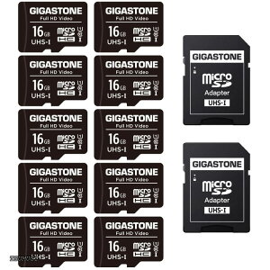 �y���������z�}�C�N��sd�J�[�h 16GB 10�Z�b�g microSDHC U1 C10 85MB/s UHS-I �t��HD ���� SD�A�_�v�^�[2���t��