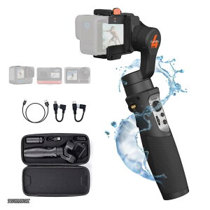 �y���������zPro4 �A�N�V�����J�����p �W���o�� GoPro Hero 10/9/8/7/6/5 Osmo Action Insta360 oneR�J�����Ή� 3���莝���X�^�r���C�U�[ IPX4�h�� �^���x���B�eVlog -���{����