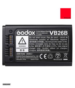 �y���������zGodox VB26B V1 V860III�Ή� ���`�E�� �o�b�e���[ 2980mAh 7.2V �N���X�t