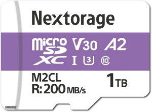 �y���������z���{���[�J�[ UHS-I �}�C�N��SD�J�[�h 1TB microSDXC A2 U3 V30 �Ǐo���ő�200MB/s Swtich1�Ή� �X�C�b�`1�Ή� NX-M2CL1TB �l�N�X�g���[�W microSD�J�[�h