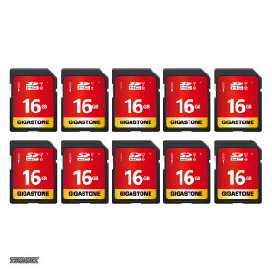 �y���������z16GB SD�J�[�h 10�Z�b�g SDHC UHS-I U1 C10 80MB/s �������[�J�[�h �t��HD �r�f�I �f�W�^���J���� �����L�^ �~�j�P�[�X10�t��