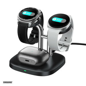�y���������zWatch �[�d�� �X�^���h 2�䓯���AGalaxy Watch 8/8 Classic/Ultra (2025)/Ultra/7/6/6 Classic/5 Pro/5/4/3/Active 2/1�Ή��ASwanScout 704S