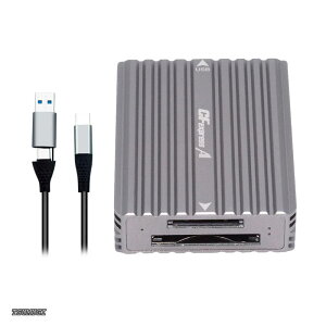 �y���������zType-C USB3.0 - CF Express Type-A & Type-B �g���J�[�h���[�_�[ CFE CFA R5 Z6 Z7 CFB �������J�[�h