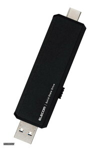 �y���������z�O�t��SSD 500GB USB3.2 (Gen2)�Ή� �X���C�h�� Type-C/Type-A �R�l�N�^ iPhone/iPad �Ή� �u���b�N ESD-EAWA0500GBK