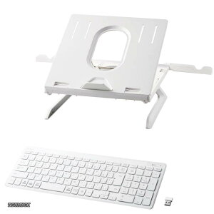 �y���������z�m�[�gPC�X�^���h �܂肽���� 8�i�K 9.5cm�����A�b�v�r �X�}�z�X�^���h�t ~15.6�C���`�m�[�gPC�Ή� �z���C�g PCA-LTSH8WH