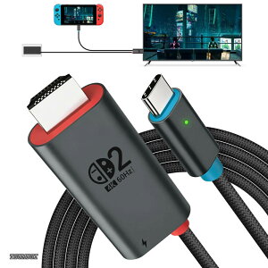 �y���������z2 �h�b�N�y2026�V�o�� Switch 2�u22.1.0�v�Ή��z �e���r�o�� HDMI Type-C �X�C�b�`2 �h�b�N HDMI 4K60Hz�f���o��/PD100W�[�d/���ڂ�TV�o�� USB-C to HDMI�P�[�u���A�_�v�^ Switch/Switch2/Switch OLED/Steam De