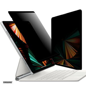 �y���������z360�x �}�O�l�b�g�� �`�����h�~�t�B���� iPad Pro 12.9 (2022 ��6���� M2) �p �v���C�o�V�[�t�B���^�[ �ȒP���� �u���[���C�g�J�b�g �ی�t�B���� ���˖h�~ �㉺���E�̂������h�~ (2021 