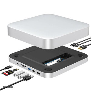 �y���������zmini �h�b�L���O�X�e�[�V���� TypeC (8in2) �V���o�[ �^�ԁFMC25MH / M.2 �X���b�g HDMI 3��ʑΉ� / �O�� USB TypeA ×3 USB TypeC SD microSD�J�[�h���[�_�[/Macmini M2 Pro �}�b�N�~�j M1 mac studio Windows 