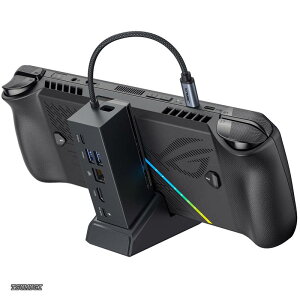 �y���������z�h�b�L���O�X�e�[�V����ROG Xbox Ally X (2025)/ROG Ally X/ROG Ally/Steam Deck/Legion Go S�ɑΉ��AHDMI 4K@120Hz�A�M�K�r�b�g�C�[�T�l�b�g�A�f���A��USB A 3.2 Gen 1�AUSB C 3.2 Gen 1�APD 100W�[�d�@�\�t�� 6 