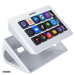 �y���������z�y���������zController - SOOMFON Stream Studio Control Deck 15�L�[�z�� �X�g���[���f�b�N ���C�u�R���e���c�쐬�p�̃R���g���[���[ �z�M�Ҍ����f�o�C�X OBS/Twitch?/YouTube�A�g Mac/PC�Ή� ��