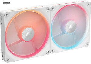 �y���������ziCUE LINK LX140-R RGB �X�^�[�^�[�L�b�g 140mm PWM PC�P�[�X�t�@�� �f���A�����C�g���[�v �f���A���p�b�N �z���C�g CO-9051056-WW