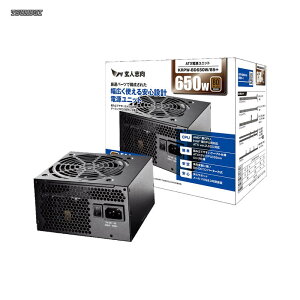 �y���������z�d�����j�b�g 650W ATX �d�� 80 PLUS �u�����Y PC�d�� �É��t�@�� �u���b�N �y���[�J�[���K�o�i�z KRPW-BD650W/85+