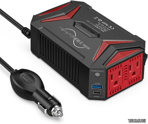 �y���������z�����g �C���o�[�^�[ �V�K�[�\�P�b�g �R���Z���g 300W DC12V��AC100V�ɕϊ� 2�|�[�g���ځFUSB-C PD 30W USB-A QC 18W AC�R���Z���g2�� �ԍڗp�C���o�[�^�[ �J�[�C���o�[�^�[ 12V�Ԑ�p MRZ3010HU