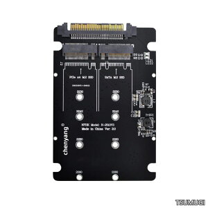 �y���������zM.2 NVME/NGFF SATA SSD to U.2 SFF-8639 2�C��1�R���{�n�[�h�h���C�u�R���o�[�^�[�A�_�v�^�[ (NVME����SATA�����삵�Ȃ�)