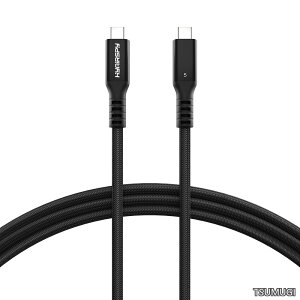 �y���������z5 �P�[�u�� 2m 240W�E120Gbps - 8K@60Hz/4K@540Hz�Ή� - MacBook Pro/Mini (2024)�EiPhone16�EiPad Pro�EWindows�Ή� - �X���������ϋv�݌v
