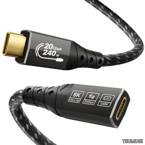 �y���������zUSB C �����P�[�u�� 8K�iUSBC ���� 2m�A20Gbps �f�[�^�]���A�[�d 240W�j�A�r�f�I 4K@144Hz/ 60Hz USB 3.2 �����R�[�h �^�C�vC�iThunderbolt 4�APSVR2�AiPhone 16/15�AiPad�AMacBook�ADell XPS�ASSD�ASwitch �Ή�