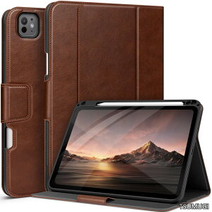 �y���������ziPad Pro 11�C���` �P�[�X (M5/M4) 2025/2024 ��p �y�����[ Pencil Pro/USB-C���S�Ή� �|�P�b�g�t�� ���p�x�X�^���h �}�O�l�b�g�J�� �I�[�g�X���[�v�Ή� (�u���E��)