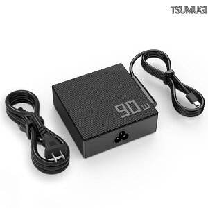�y���������z�ėp AC�A�_�v�^�[ USB C Type-C �d���A�_�v�^�[ �m�[�g�p�\�R���[�d�� �y�� �Ή�Dell Inspiron 14 7430 2-in-1; Latitude 5430 7330; Lenovo ThinkPad X1 Carbon 8th Gen�ȂǂɑΉ� �m�[�gPC�pAC�A�_�v�^�[ 2.5