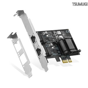 �y���������z2.5G PCIe �l�b�g���[�N�A�_�v�^�[ RTL8125B LAN�R���g���[���[ 2500/1000/100Mbps Binardat Ethernet RJ45 NIC�J�[�h Windows/Linux�pPXE�Ή�