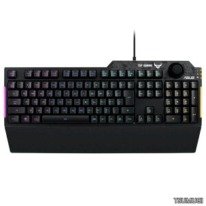 �y���������z�Q�[�~���O�L�[�{�[�h RA04 TUF GAMING K1/JP ��p�{�����[���m�u �h�� RGB�Ɩ� ���X�g���X�g