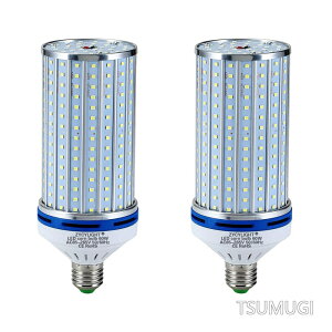 �y���������z�g�E�����R�V�^ 60W LED�d�� E26���� 6000LM 6000K 400-450W���M�d������ �����P�x �ȃG�l ������ �q�ɁE�[�ˁE���ԏ�E�ԌɁE�H��E�����K���[�W�ȂǂɑΉ�(�����F 60W) 2��