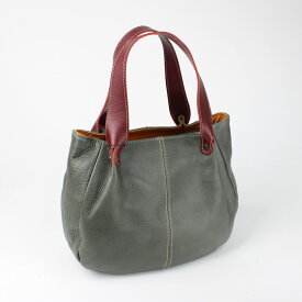 《送料無料》本革 手つまみハンドバッグ バッグ ハンドバッグ 本革 牛革 レディース レディースバッグ 日本製 本革バッグ レザー レザーバッグ バイカラー ツートーン プレゼント シック アンティーク シンプル鞄 かばん 母の日 和服 新作 バッグ