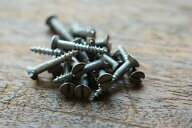 つむぎ商會 鉄皿頭マイナスネジ 6×3.1×22mm （1袋18本入）