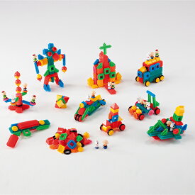 ブロック遊び 子どもの想像力を鍛える ペッタブロック・大セット（390個組） 送料無料