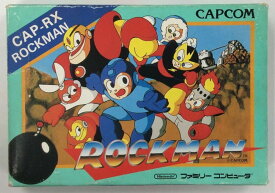 【中古】FC ロックマン＊ファミコンソフト(箱説付)