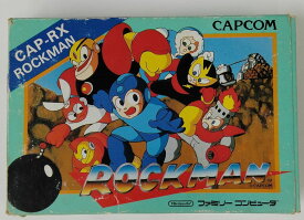 【中古】FC ロックマン＊ファミコンソフト(箱付)