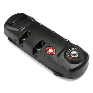 TSA ロック 鍵 トラベルロック スーツケース 荷物のセキュリティ 3桁の組み合わせ番号式 南京錠 3〜5労働日に配送済み
