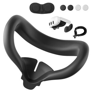 Meta Quest 3 �V���R�� �t�F�C�X�p�b�h �J�o�[ EVA �����Y�J�o�[ VR�w�b�h�Z�b�g �A�N�Z�T���[ �\�t�g �_�炩 ���ϋv �􂦂� ���΍� �h�� �Ռ� ���R��h�~ �ی� �����p ��p ���^�N�G�X�g3 �I�L��
