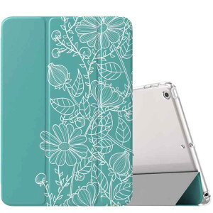 iPad 10.2 ケース 2021 iPad 9 ケース 第9世代/第8世代/第7世代 Apple iPad 10.2インチ 2021/2020/2019モデル カバー 半透明 軽量 薄型 スタンド仕様 オートスリープ機能 高級PUレザー 底面TPU