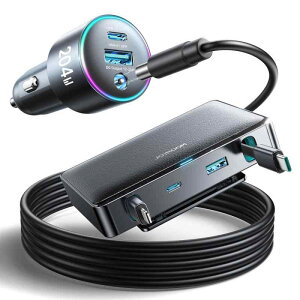 YROOM �V�K�[�\�P�b�g �ԍڏ[�d�� �V�K�[�\�P�b�g 24V �J�[�`���[�W���[ �J�[�[�d�� 3�|�[�g ���d�ی� ���^ �m�[�gPC/�p�\�R��/MacBook/iPhone/Android/�ȂǑΉ� PD�P�[�u���t��