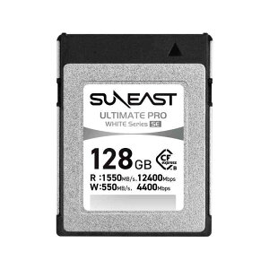 SET TIMATE PRO WHITE SE series CFexpress TypeB 128GB �ő发�����x1,550MB/s �ő�Ǎ����x550MB/s