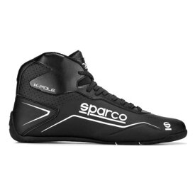 SPARCO スパルコ レーシングシューズ K-POLE ブラック モータースポーツ ドライビングシューズ カート 競技 走行会 サーキット 高グリップ 軽量 フィット感 操作性 レース用 エントリーモデル プロ仕様 耐久性 通気性 春夏秋冬 オールシーズン 靴 シューズ 男性 メンズ