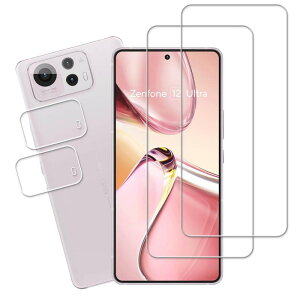 ���{�f�ސ� US Zenfone 12 Ultra �p �����ߗ� �K���X�t�B���� �J�����t�B���� �����K���X �J�o�[ �ȒP�\��t�� �ی�t�B����2+2���Z�b�g