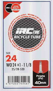 �A�C�A�[���V�[�^�C��(IRC tire) ���]�� �`���[�u WO 25-520 24×1~1-1/8 �����o���u40mm 1�{ 28741J