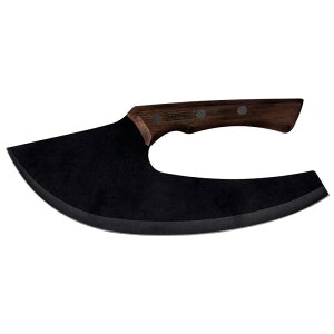 トラモンティーナ シュラスコブラック 黒い刃のステンレス マルチブッチャーナイフ 250mm アウトドアシーンに最適なデザイン 牛刀 包丁 ステンレス刃 木製ハンドル ブラジル製 22849/110 TRAMONT