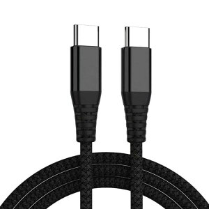 USB Type C�f�[�^�P�[�u��PD�݊�60W/3A�������[�dUSB C��]USB C�f���h�~�݊�MacBook Pro�AMatebook�AiPad�AXperia�AGalaxy�Ȃǂ�Type-c���f���i1 m�A�u���b�N�j