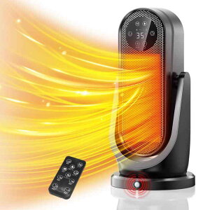 ブランド セラミックヒーター 電気ストーブ 人感センサー付きECO省エネ対策 電気ヒーター 3段階出力 4モード切替 1200W 上下左右自動首振り ファンヒーター 足元ヒータ