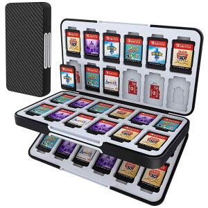 Switch Ninto Switch �j���e���h�[ �X�C�b�` �J�[�h�P�[�X ��e�� 48�� �Q�[���J�[�h 24�� microSD�J�[�h 24�� ���[ �ی�P�[�X �Ռ��z�� ���h�~ 180�x�J�� �R���p�N�g �y�� �h�o �����^�� �g�їp ���s 
