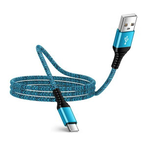 USB Type C ケーブル1.8m 3A急速充電 QC3.0対応 タイプc充電ケーブル 高耐久 ナイロン iPhone 15充電用 USB A to USB C ケーブル タイプc 充電ケーブル iPhone15シリーズ、Xperia XZ/XZ2、