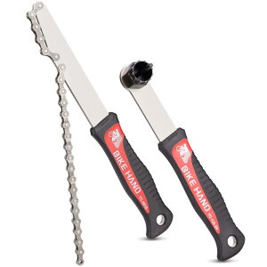 BIKE AND 自転車 スプロケット交換工具セット 7-11速対応 スプロケットリムーバー フリーホイールリムーバー ブラック/レッド