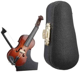 ミニチュア楽器 バイオリン プレゼント ギフト 誕生日 クリスマス 記念日 贈り物 音楽好き 楽器好き インテリア 置物 飾り オブジェ ディスプレイ 模型 精巧 リアル かわいい おしゃれ 高級感 木製 ミニサイズ デスク 玄関 リビング 店舗用 コレクション 雑貨 鑑賞 趣味